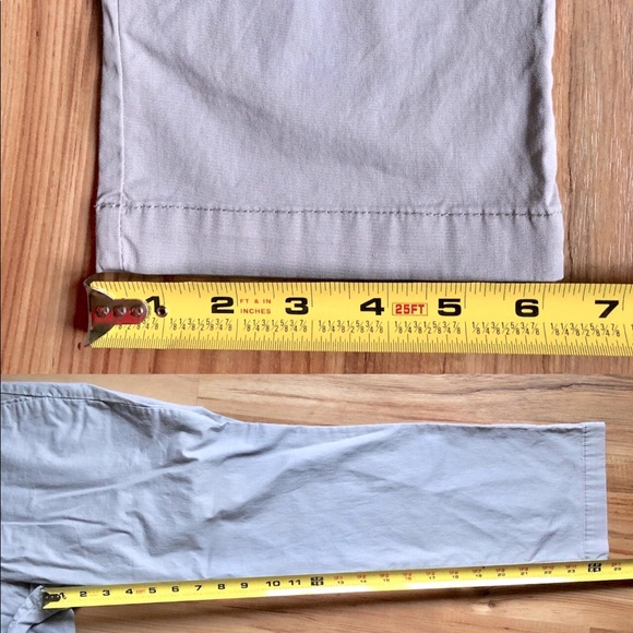 KUT Taylor Crop Trouser Chino Pants Bottom Nordstrom Light Gray Size 6 Women’s - Picture 8 of 13